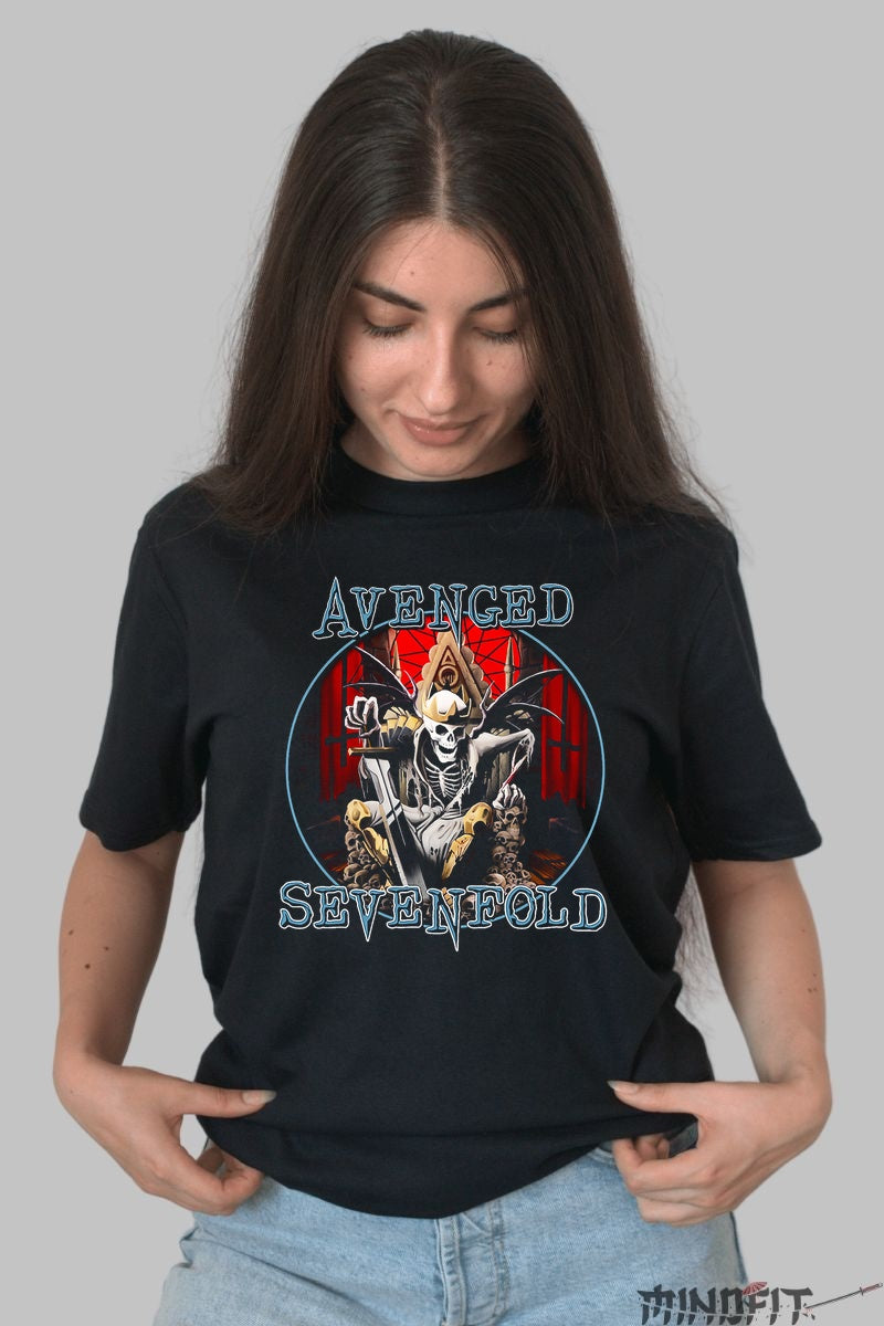 Tricou Rock Asking Alexandria - There-s a Creature Inside of You Too dama negru