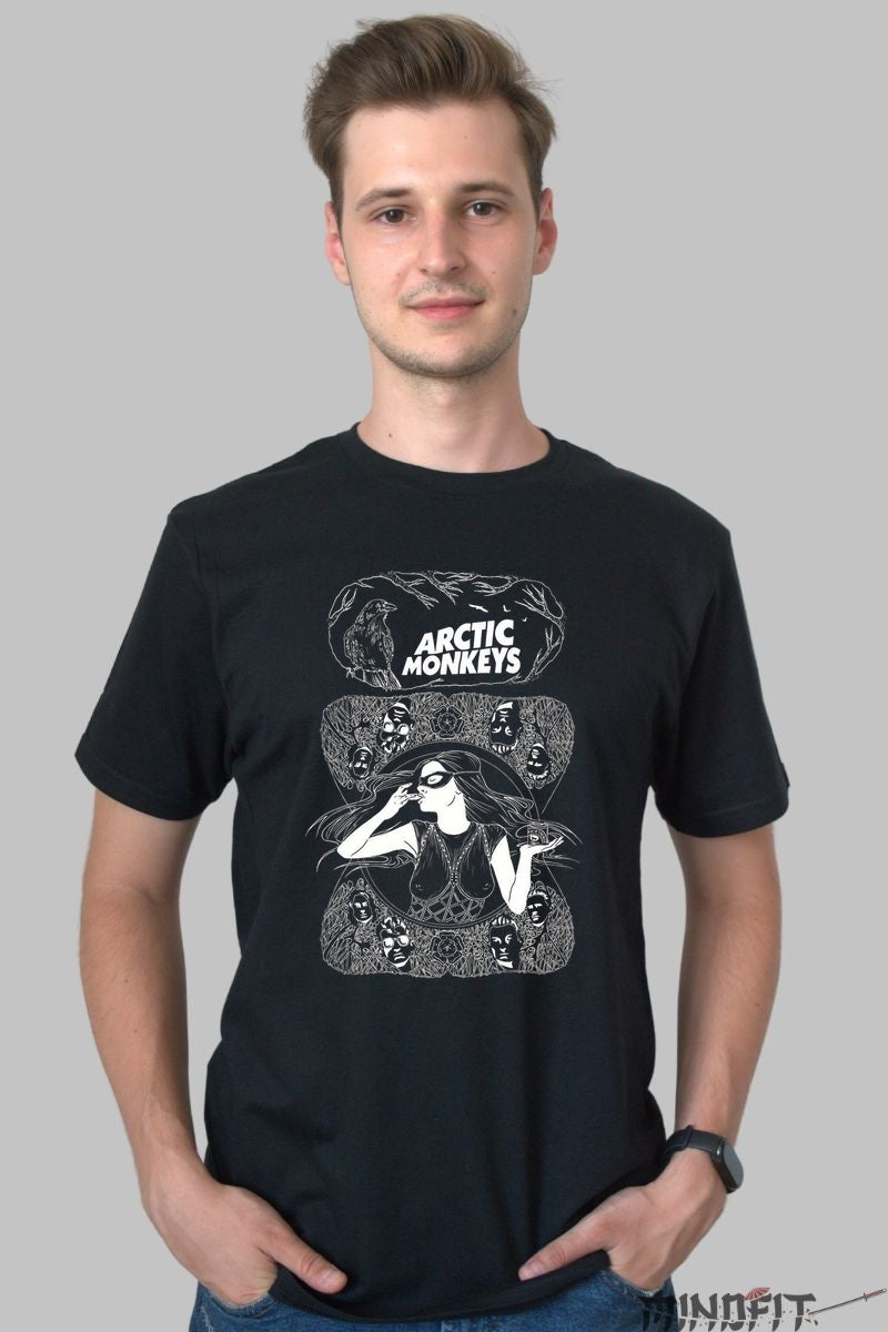 Tricou Rock Avenged Sevenfold - Deathbat Electric Storm barbat negru