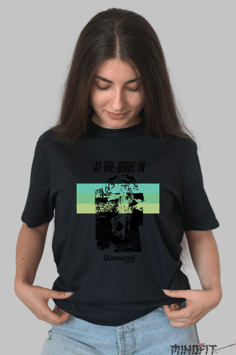 Tricou Rock Black Sabbath - Emblema Legendara dama negru