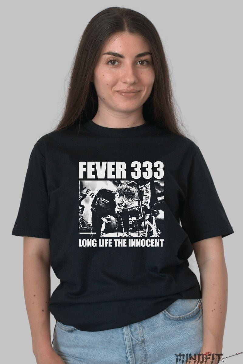 Tricou Rock Fever 333 - Long Live the Innocent dama negru