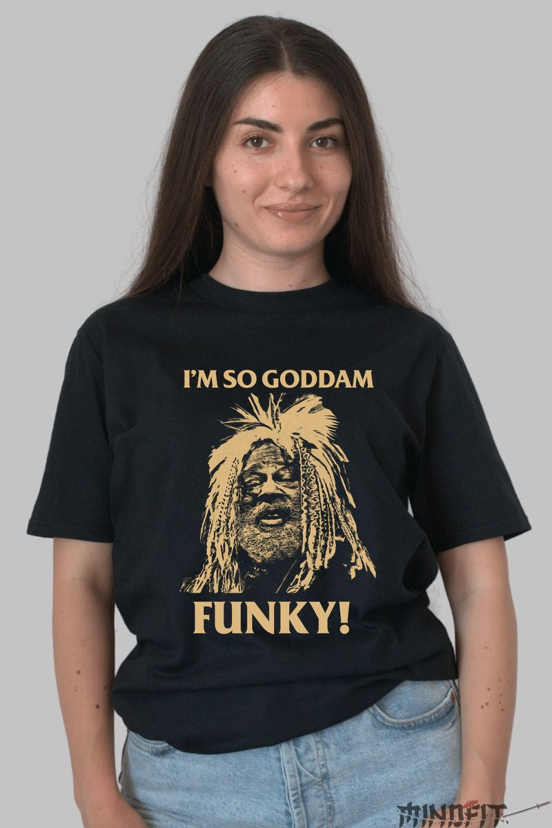 Tricou Rock Funky Vibes - I'm So Goddam Funky! dama negru