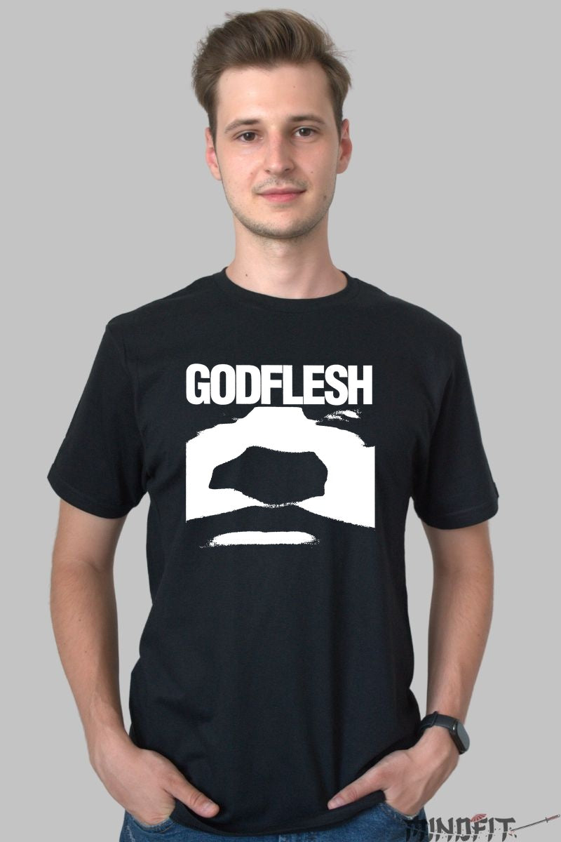 Tricou Rock Godflesh - Industrial Sound Impact barbat negru