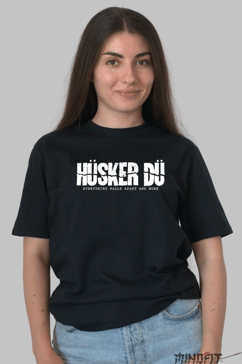 Tricou Rock Huker Du - Everything Falls Apart dama negru