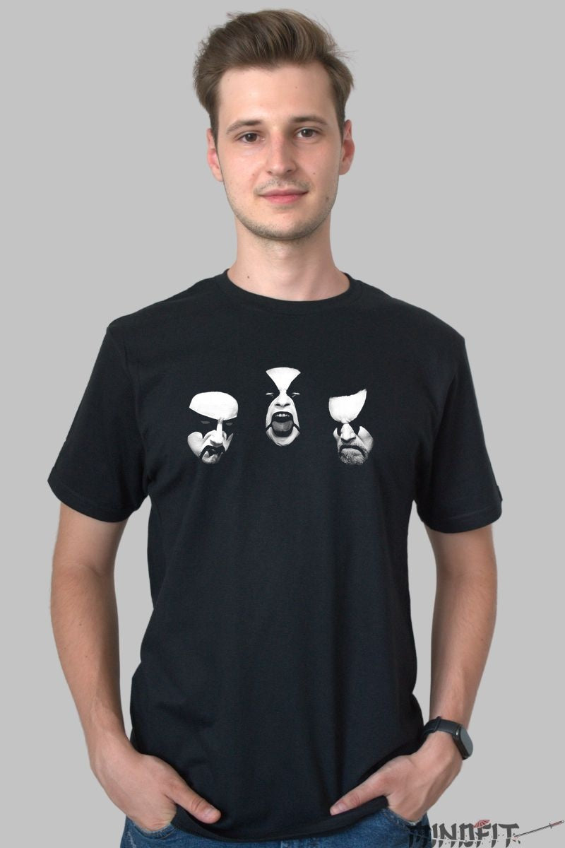 Tricou Rock Inferno - Portrete Iconice Metal barbat negru