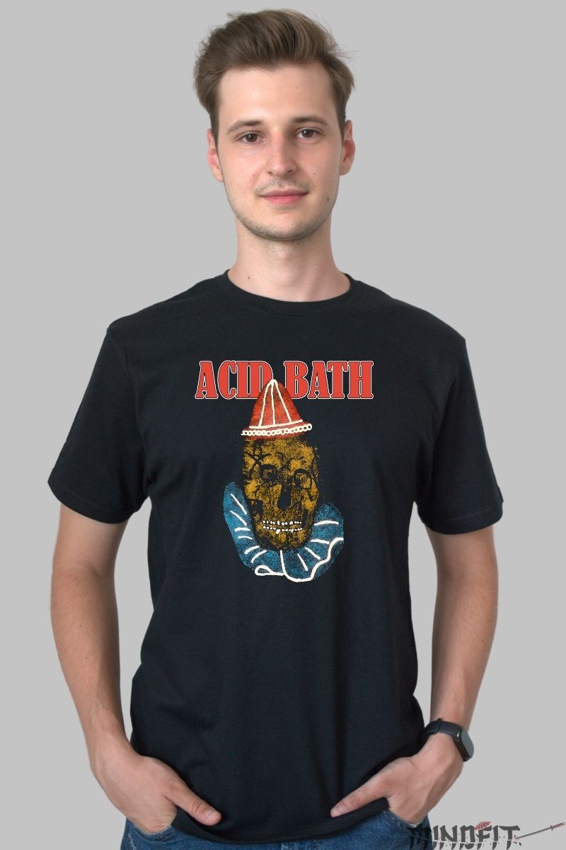 Tricou Rock Metallica - Craniu Furia Infernala barbat negru