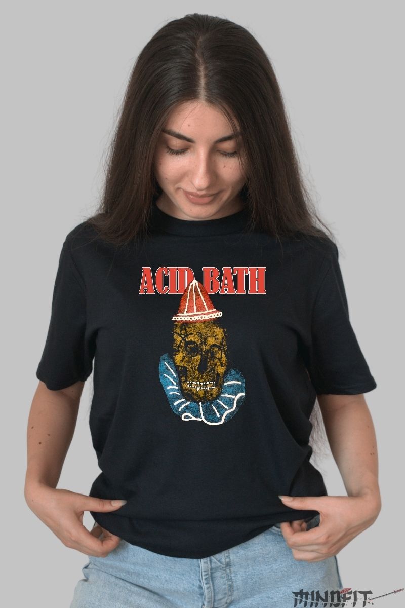 Tricou Rock Metallica - Craniu Furia Infernala dama negru