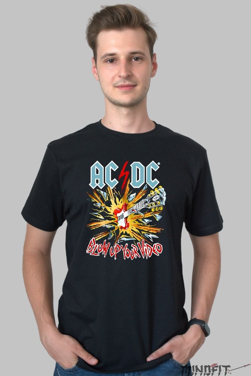 Tricou Rock Metallica - Death Viking Skull barbat negru