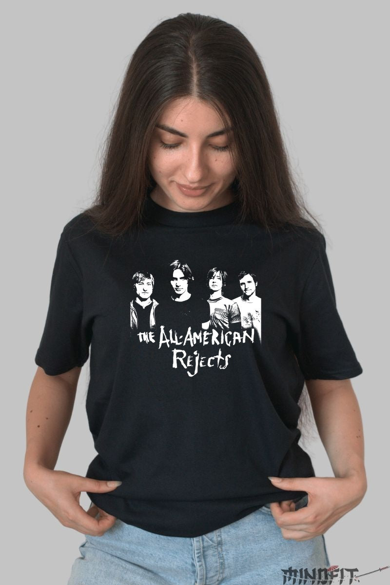 Tricou Rock The All-American Rejects - Stil Retro Iconic dama negru