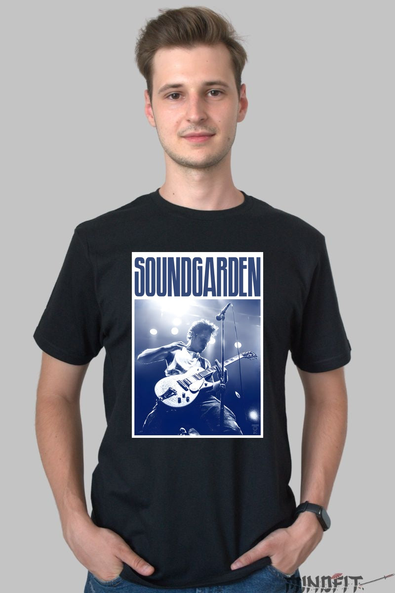 Tricou Soundgarden - Live in Grunge Spirit barbat negru