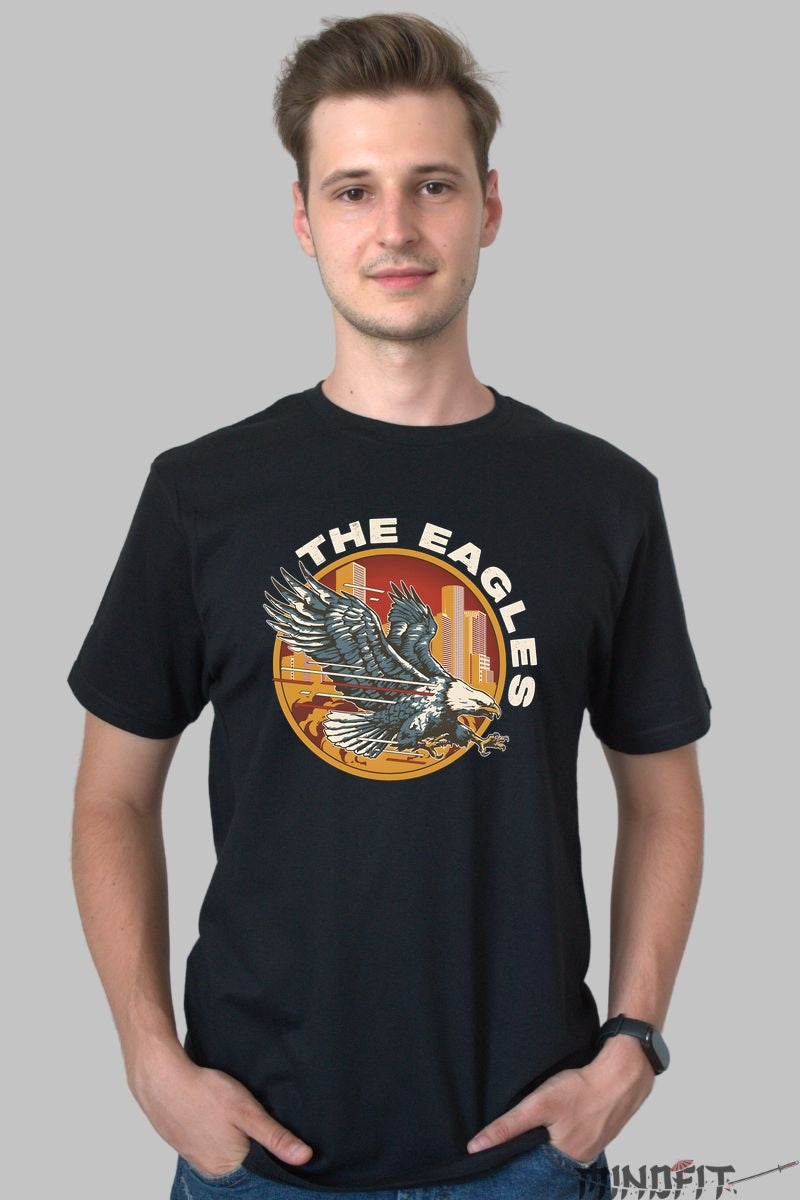 Tricou The Eagles - Spiritul Rockului American barbat negru