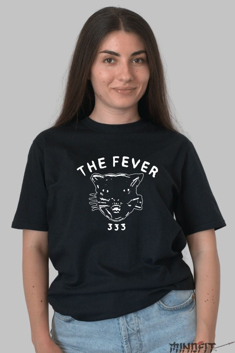 Tricou The Fever 333 - Rebel Wild Panther dama negru