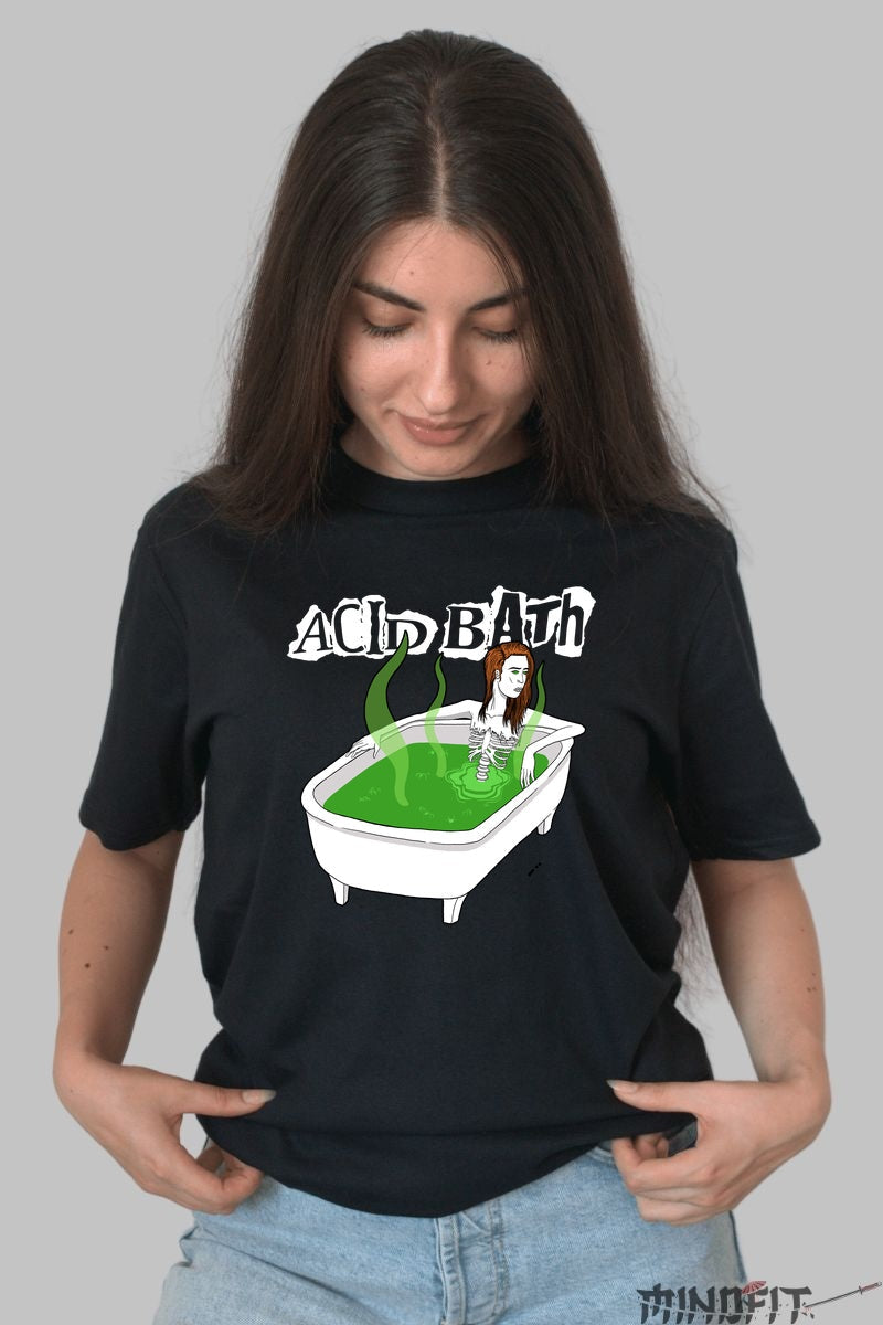 Tricou Urban Art - Acid Bath Vibe dama negru