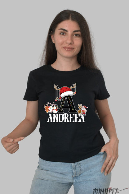 Tricou Craciun Cu Nume Personalizat