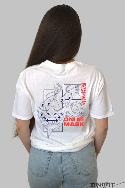 Street Oni Mask - Tricou Personalizat Mindfit