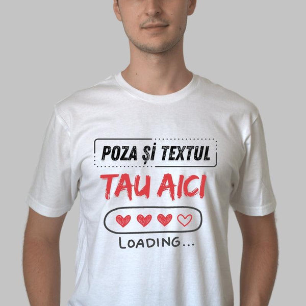 Tricou Personalizat Cu Poza Si Textul Tau