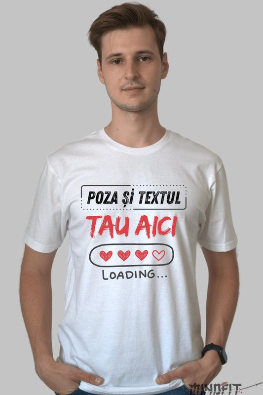 Tricou Personalizat Cu Poza Si Textul Tau