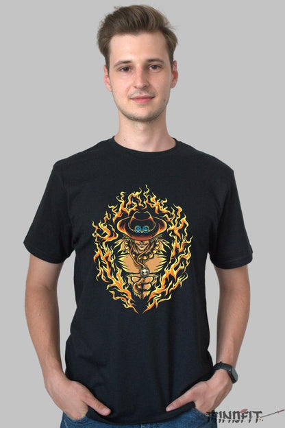 Tricou Anime Portgas D. Ace Fire Fist - One Piece