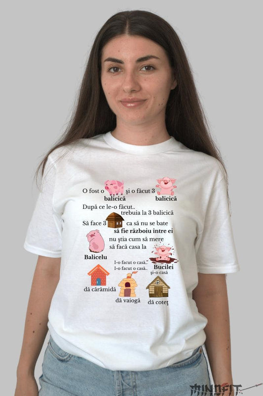 Povestea Celor 3 Balicei - Tricou Personalizat Tiktok
