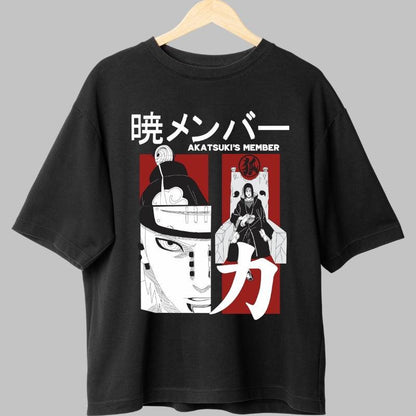Tricou Anime Akatsuki Trio Itachi | Pain | Obito - Naruto