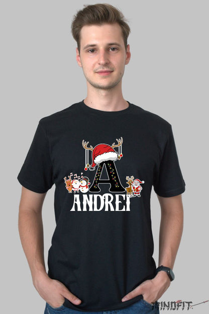 Tricou Craciun Cu Nume Personalizat