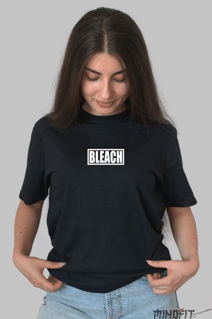 Tricou Anime Bleach Dama Negru Fata