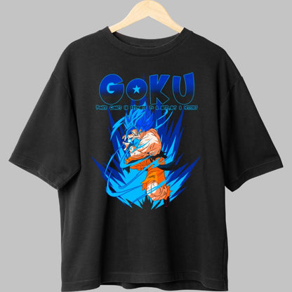 Tricou Anime Dragon Ball Son Goku Power Comes negru fata