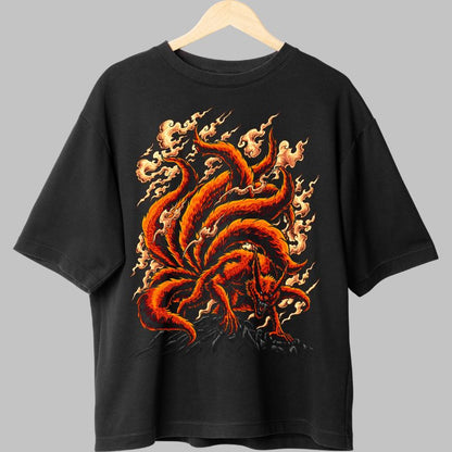 Tricou Anime Naruto Devastation ON negru fata