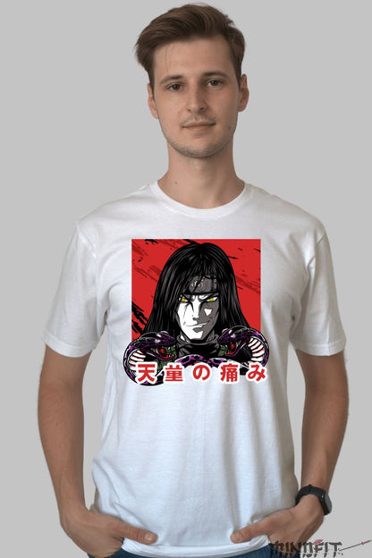 Tricou Anime Naruto Orochimaru And Pain barbat alb fata