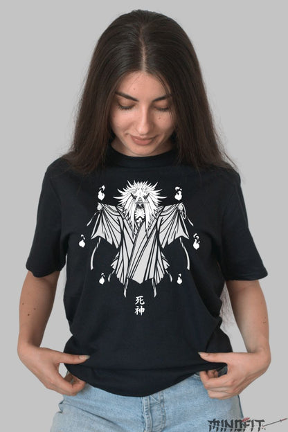 Tricou Anime Naruto Reaper Death dama negru fata