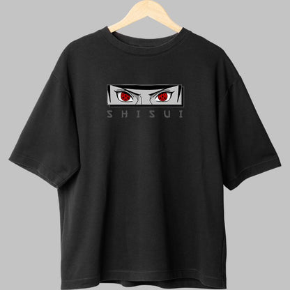 Tricou Anime Naruto Shisui Uchiha negru fata