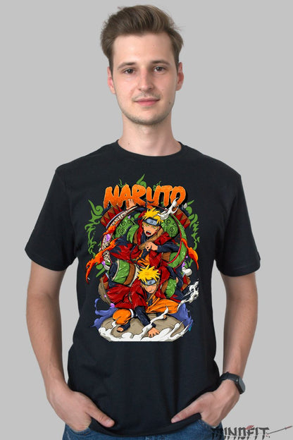 Tricou Anime Naruto Supreme Invocation barbat negru fata