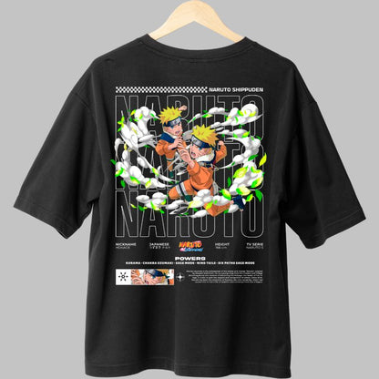 Tricou Anime Naruto To The Double negru spate