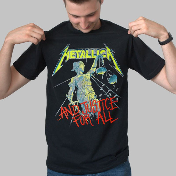 Tricou Cu Metallica And Justice For All