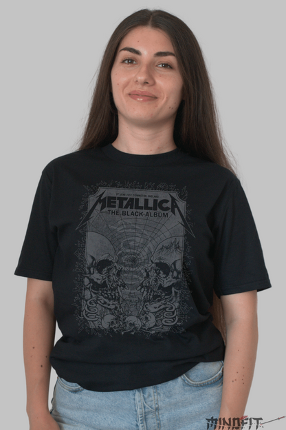 Tricou Cu Metallica The Black Album Legacy dama negru