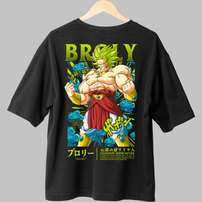 Tricou Anime Dragon Ball Broly The Legendary negru spate