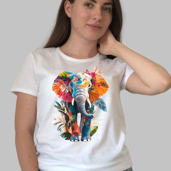 Tricou Elefant Multicolor