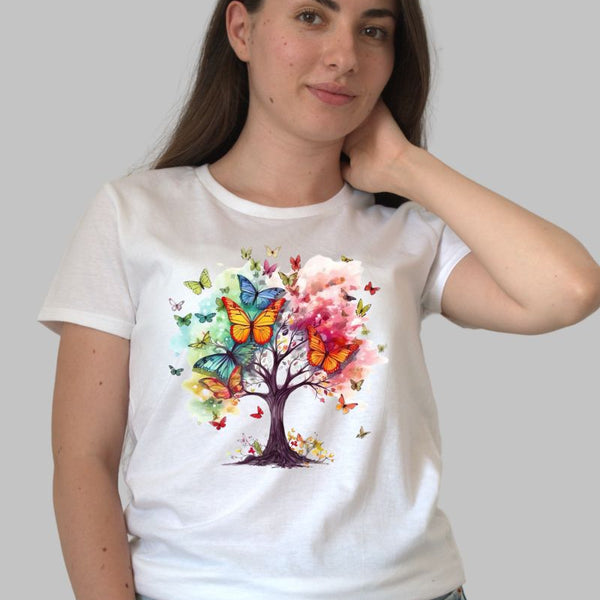 Tricou Fluturi in Copac