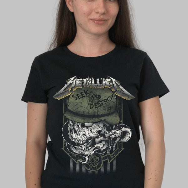 Tricou Metallica Army Skull