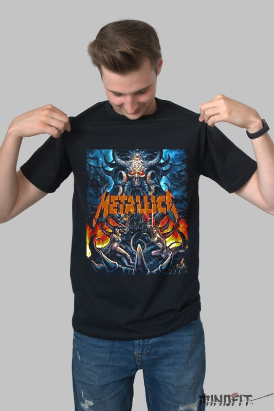 Tricou Metallica Infernal Lord barbat negru