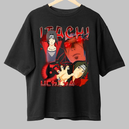 Tricou Naruto Akatsuki Style negru fata 1