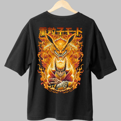 Tricou Naruto Baryon God Mode negru spate