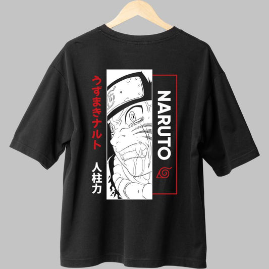 Tricou Naruto Broken Seal negru spate