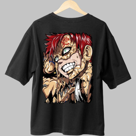 Tricou Naruto Gaara Absolute Power negru spate