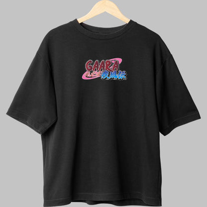 Tricou Naruto Gaara The Silent Fighter negru fata