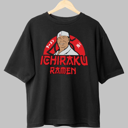 Tricou Naruto Ichiraku Ramen negru fata