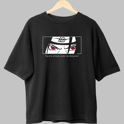 Tricou Naruto Itachi With Iconic Scenes negru fata