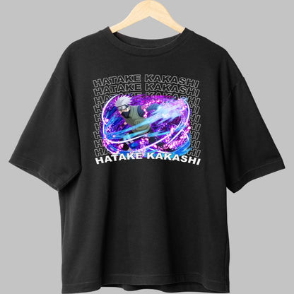 Tricou Naruto Kakashi Jonin negru fata
