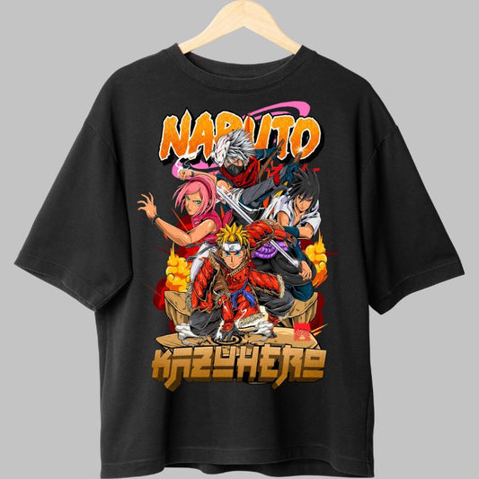 Tricou Naruto Kazuhero negru fata