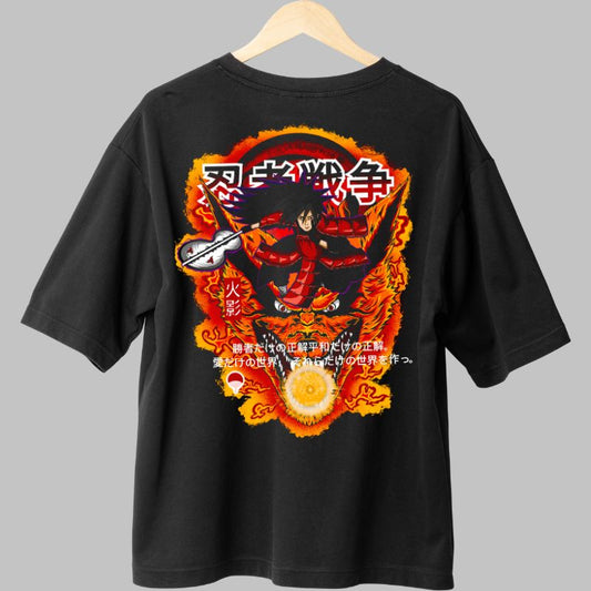 Tricou Naruto Madara The Victors Have Justice negru spate