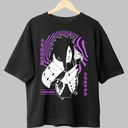 Tricou Naruto Madara Uchiha's Ghost negru fata